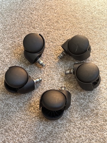 Used set 5 casters - ,