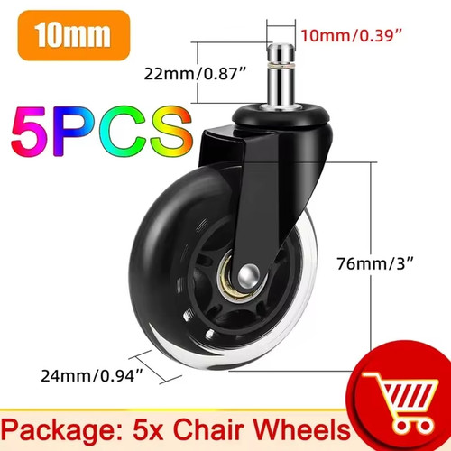 Universal office chair caster - universal,