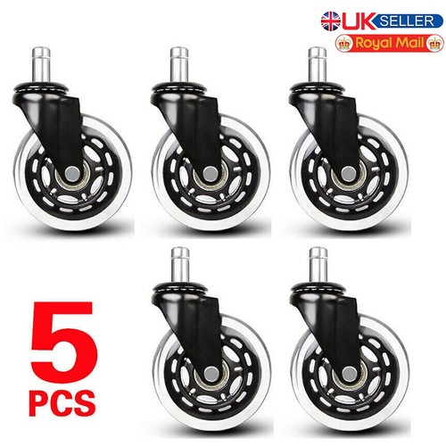5pc office chair wheels - 5pc,