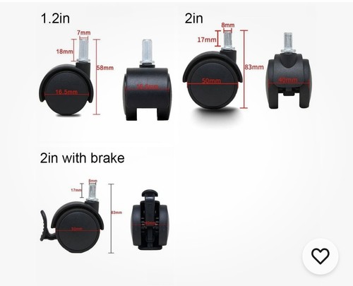 Replacement wheel furniture - replacement,