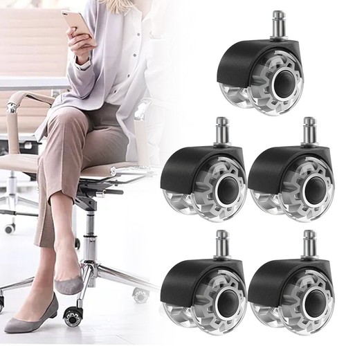 Office chair caster wheels - 5x,