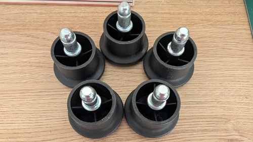 Pcs castor feet chairs - 5,
